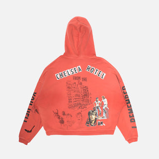 BELLA MCGOLDRICK X PALY CHELSEAY HOTEL HOODIE - RED