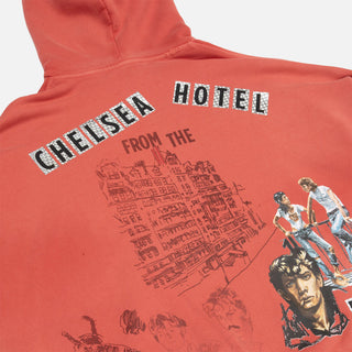 BELLA MCGOLDRICK X PALY CHELSEAY HOTEL HOODIE - RED