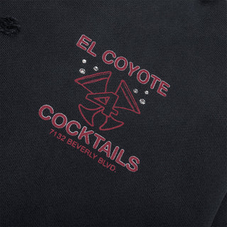 VALLEY OF DOLLS HOODED SWEATSHIRT - BLACK