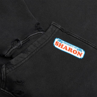 VALLEY OF DOLLS HOODED SWEATSHIRT - BLACK