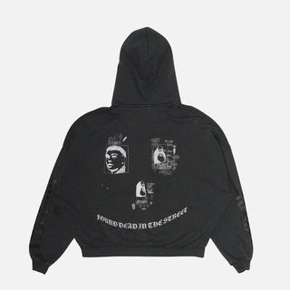BOBBY DRISCOLL HOODED SWEATSHIRT - VINTAGE BLACK