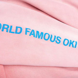 OKI DOG HOODED SWEATSHIRT - PINK