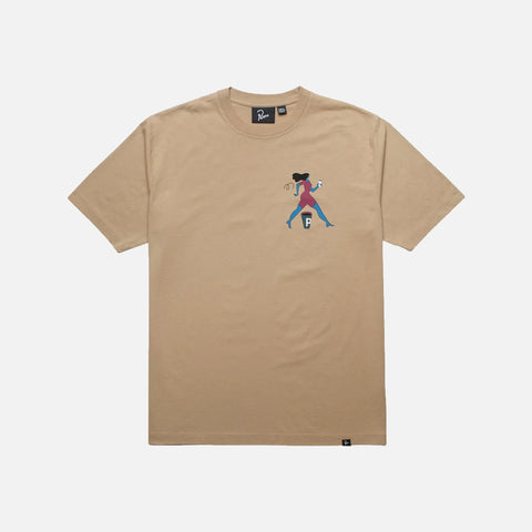 QUESTIONING TEE - BEIGE