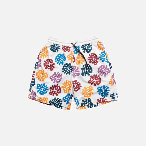 1976 LOGO SHORTS - OFF WHITE