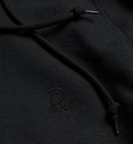 SCRIPT LOGO HOODED SWEATSHIRT - BLACK