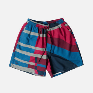 VERTICAL FOREST SWIM SHORT - BLUE