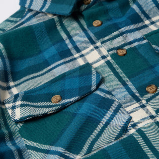 CROW FLANNEL SHIRT - PINE GREEN
