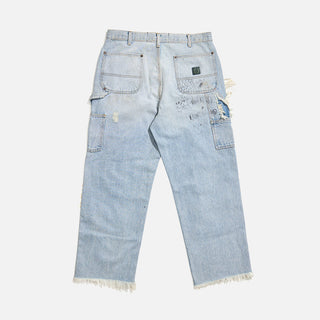 BUSTED DBL KNEE JEAN - DENIM