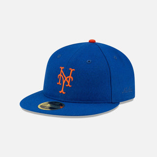 FOG X MLB 59FIFTY WOOL RETRO CROWN FITTED CAP - METS