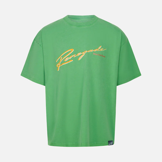 OVERSIZED S/S T-SHIRT - GREEN