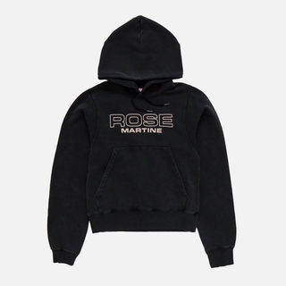 SHRUNKEN HOODIE - WASHED BLACK