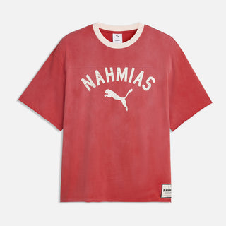 NAHMIAS X PUMA GRAPHIC RINGER  TEE - CANDY APPLE