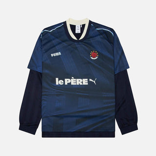 LE PÉRE X PUMA DOUBLE LAYER JERSEY - NAVY