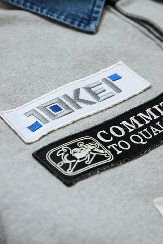 RUGBY POLO - GREY MARL