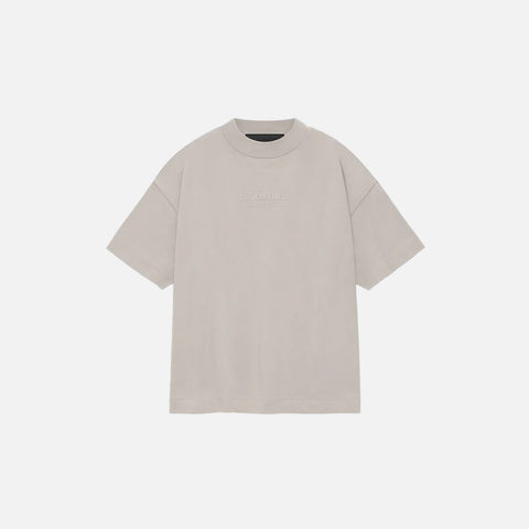KIDS ESSENTIALS TEE - SILVER CLOUD