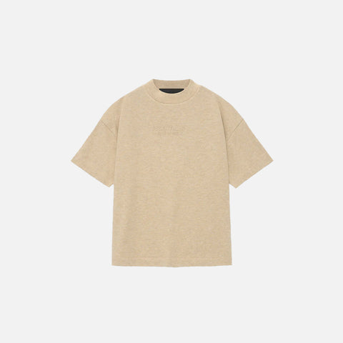 KIDS ESSENTIALS TEE - GOLD HEATHER