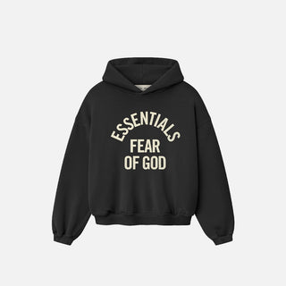 KIDS CAMPUS 90S HOODIE - FADED BLACK