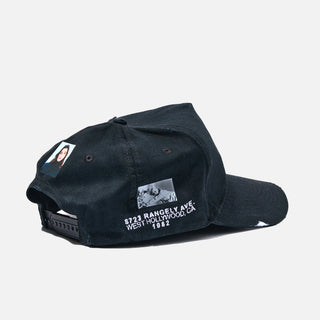 RANGELY 2 HIGH CROWN HAT - BLACK