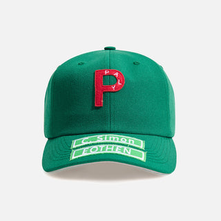 5 PANEL TWILL "P" HAT - GREEN