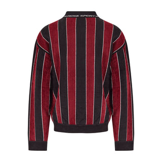 SPORTY LOGO POLO - BLACK / BURGUNDY