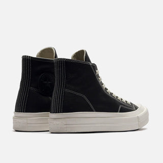 CHUCK TAYLOR ALL STAR HIGH FIRST STRING "BLACK PREMIUM LEATHER"