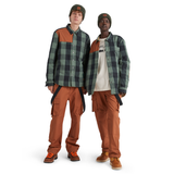 NINA CHANEL ABNEY X TIMBERLAND DUCK CANVAS OVERSHIRT - GREEN