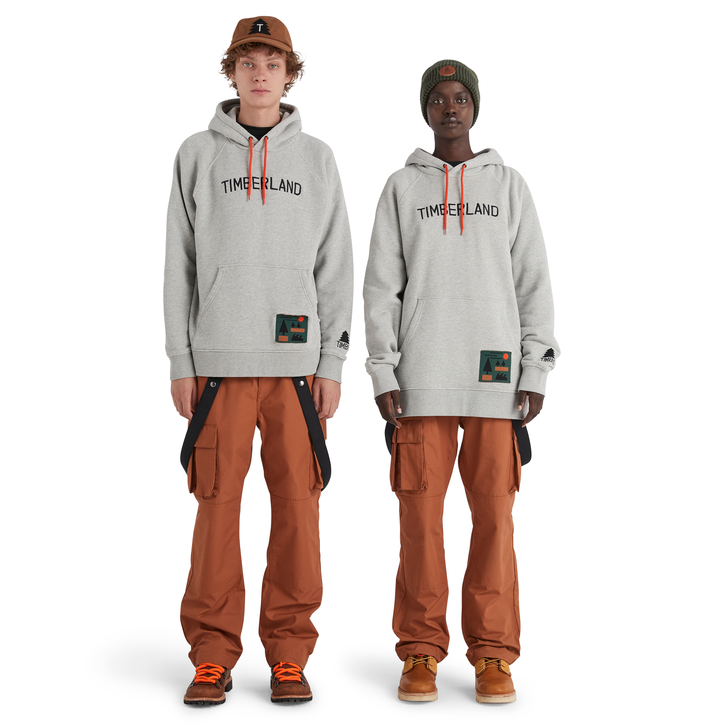 NINA CHANEL ABNEY X TIMBERLAND HOODIE - GREY
