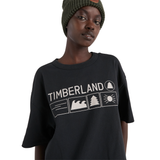 NINA CHANEL ABNEY X TIMBERLAND RELAXED FIT TEE - BLACK