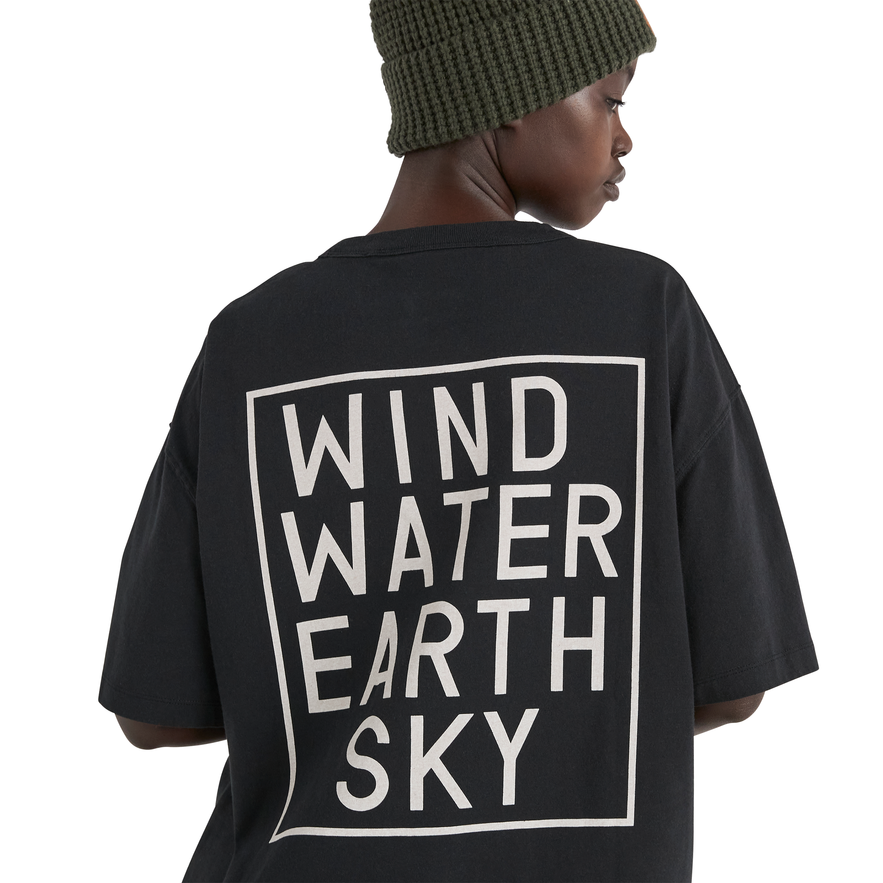 NINA CHANEL ABNEY X TIMBERLAND RELAXED FIT TEE - BLACK