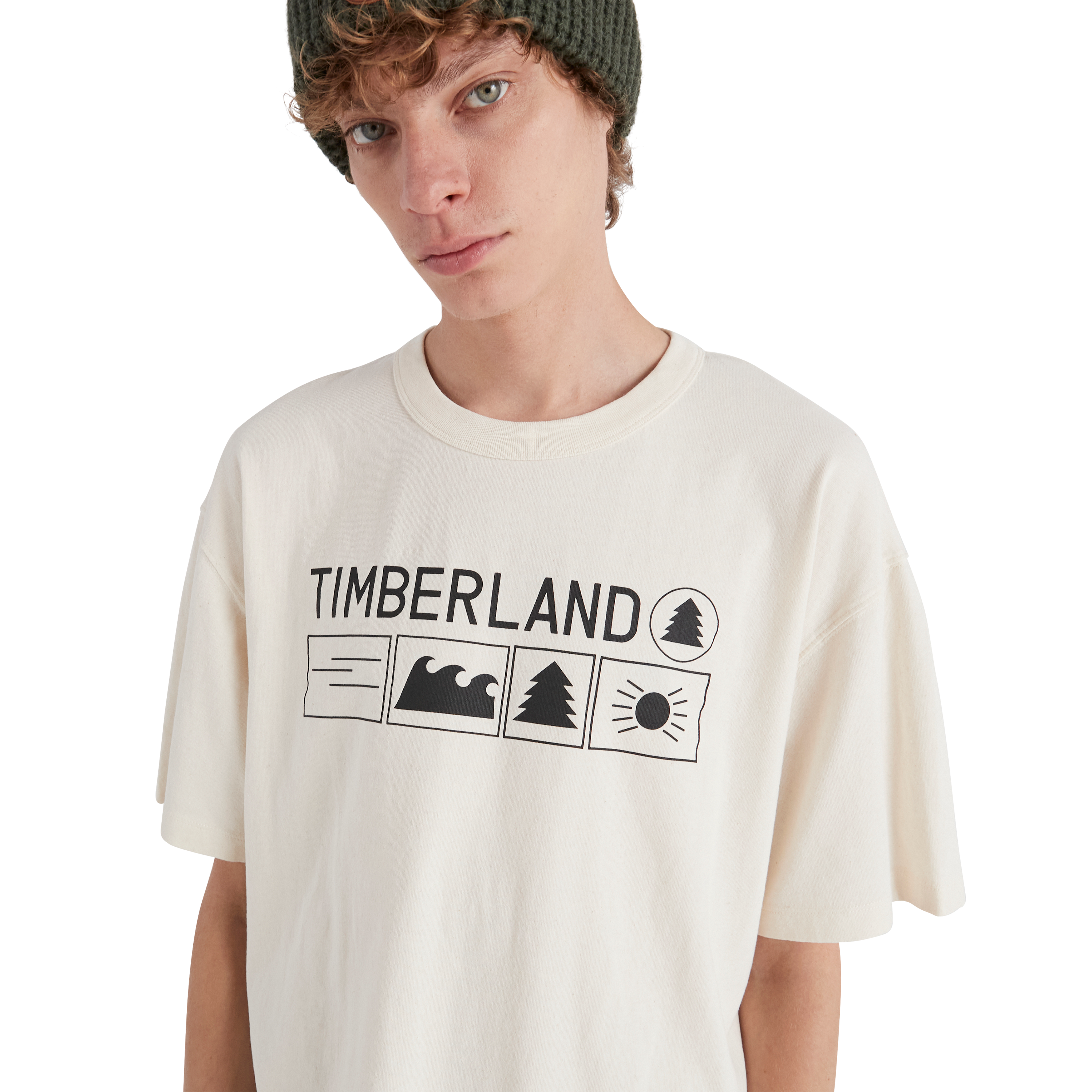 NINA CHANEL ABNEY X TIMBERLAND RELAXED FIT TEE - NATURAL