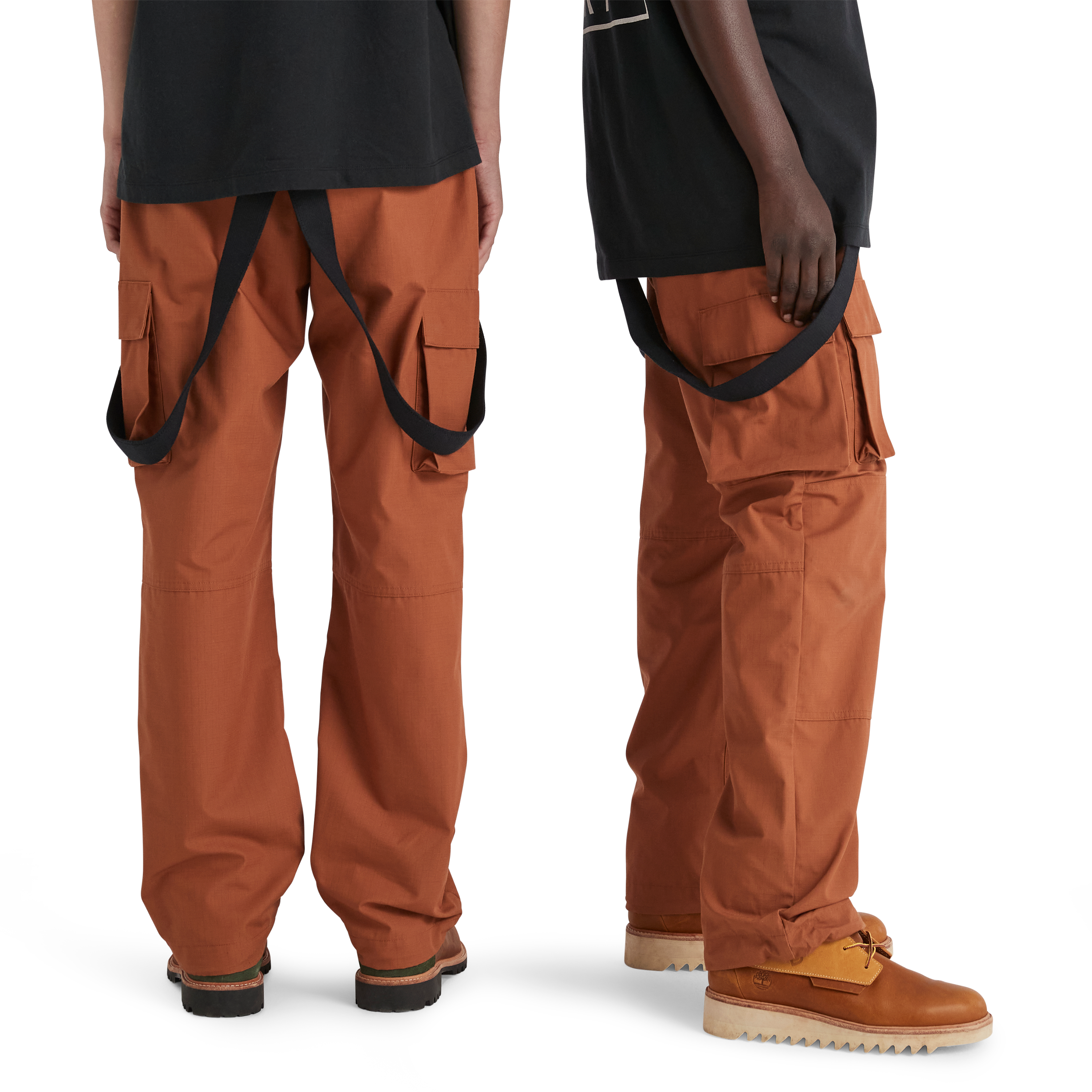 NINA CHANEL ABNEY X TIMBERLAND RIPSTOP CARGO PANT - RUST