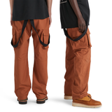 NINA CHANEL ABNEY X TIMBERLAND RIPSTOP CARGO PANT - RUST