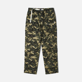 CAMOUFLAGED FIELD PANT - GREEN CAMO PRINT