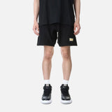 ABC.123. TRI-TONE SWEATSHORTS - ANTRHACITE BLACK