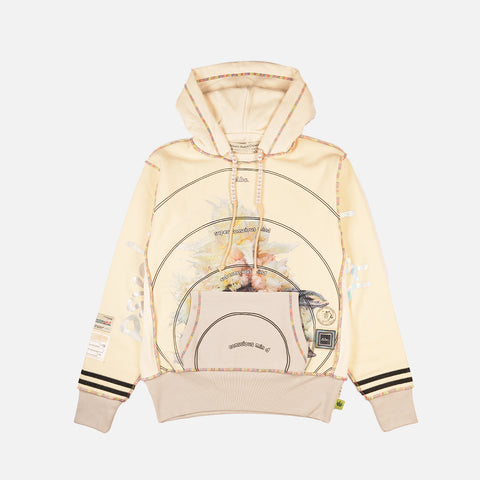 ABC. PSYCHIC DEATH HOODIE - CREAM