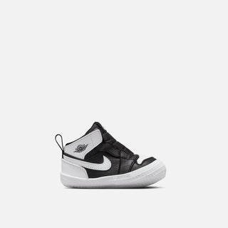 JORDAN 1 CRIB BOOTIE - BLACK / WHITE