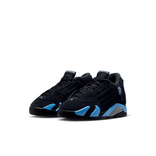 JORDAN 14 RETRO "BLACK / UNIVERSITY BLUE" (PS)