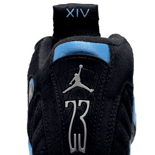 JORDAN 14 RETRO "BLACK / UNIVERSITY BLUE" (PS)
