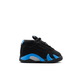 JORDAN 14 RETRO "BLACK / UNIVERSITY BLUE" (TD)