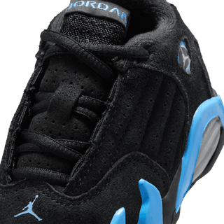 JORDAN 14 RETRO "BLACK / UNIVERSITY BLUE" (TD)
