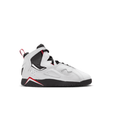 JORDAN TRUE FLIGHT (PS) - WHITE / BLACK / VARSITY RED