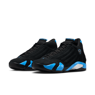 AIR JORDAN 14 RETRO "BLACK / UNIVERSITY BLUE"