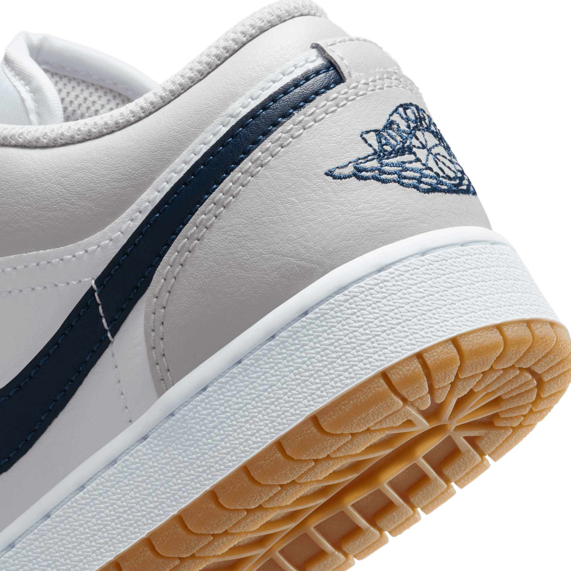 AIR JORDAN 1 LOW (GS) - WHITE / MIDNIGHT NAVY / NEUTRAL GREY AIR JORDAN 1 LOW (GS) - WHITE / MIDNIGHT NAVY / NEUTRAL GREY