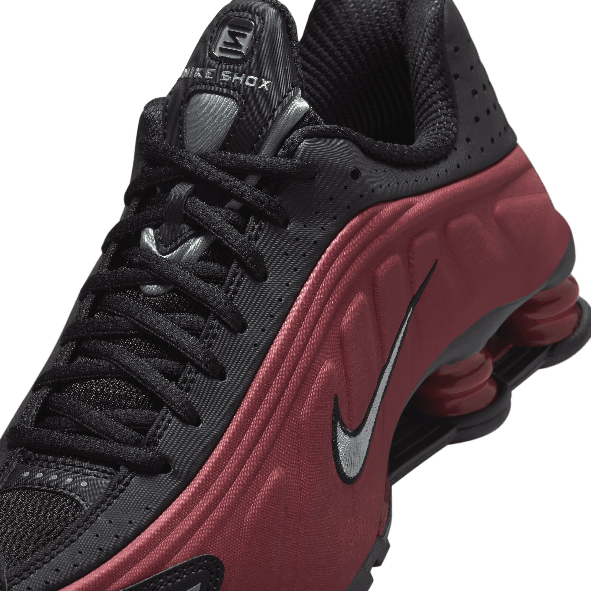 WMNS SHOX R4 - BLACK / TEAM RED – lapstoneandhammer.com WMNS SHOX R4 - BLACK / TEAM RED – lapstoneandhammer.com