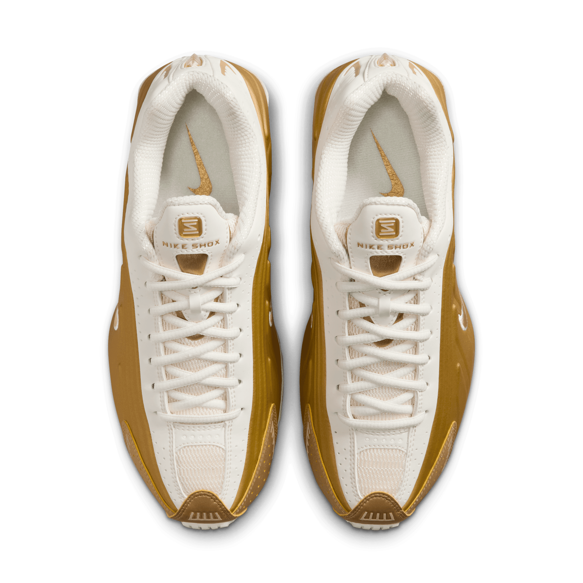 WMNS SHOX R4 - SOFT PEARL / METALLIC GOLD