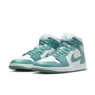 WMNS AIR JORDAN 1 MID - WHITE / CANNON