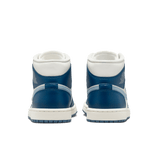 WMNS AIR JORDAN 1 MID - WHITE / BLUE