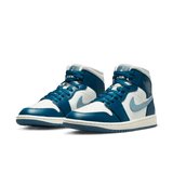 WMNS AIR JORDAN 1 MID - WHITE / FRENCH BLUE /OZONE