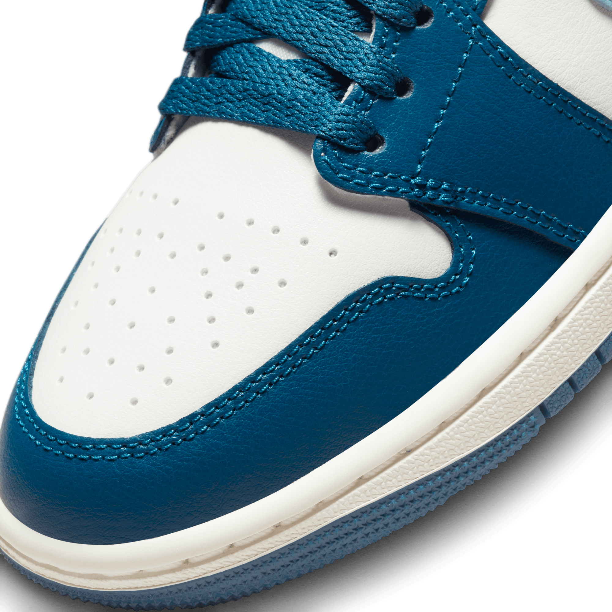 WMNS AIR JORDAN 1 MID - WHITE / BLUE
