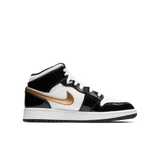 AIR JORDAN 1 MID SE (GS) "BLACK / GOLD"